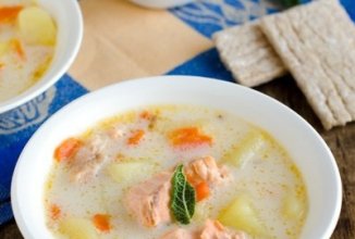 Сырный рыбный суп