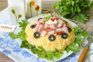 Слоеный салат "Клад"