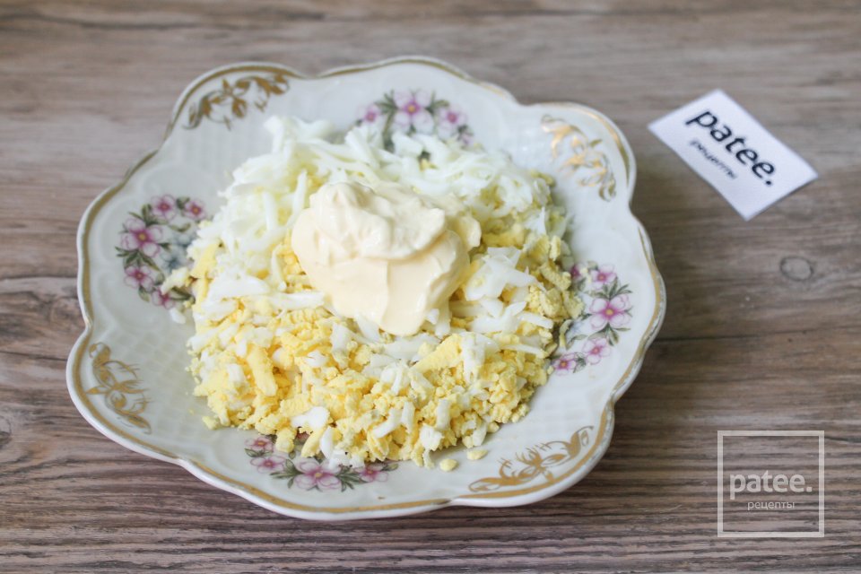 Слоеный салат "Клад" - Шаг 6