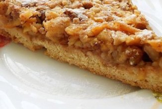 Венгерский ореховый пирог с яблоками (с минимальной затратой времени)