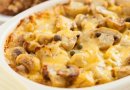 Картофельная запеканка с грибами