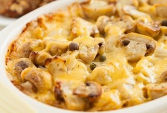 Картофельная запеканка с грибами
