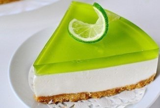 Желейный торт без выпечки с лаймовым вкусом