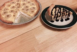 Банановый тарт 🍌  с рикоттой