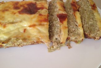 Капустный пирог с сырной корочкой