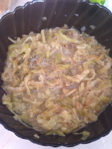 Капустный пирог с сырной корочкой - Шаг 1