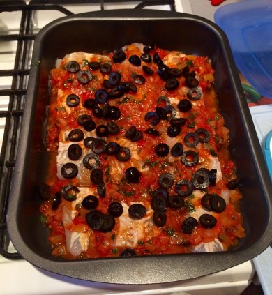 Хек запеченный в томатном соусе - Шаг 13