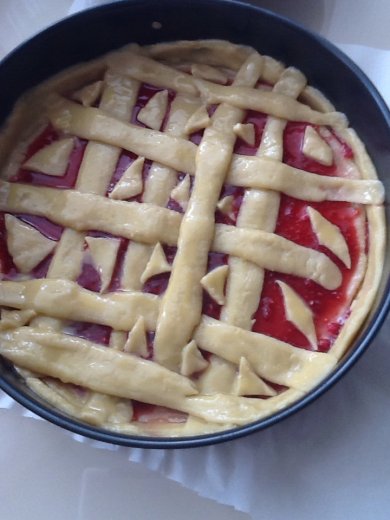 Песочный пирог с вареньем - Шаг 8