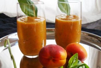 Персиково-шоколадный смузи