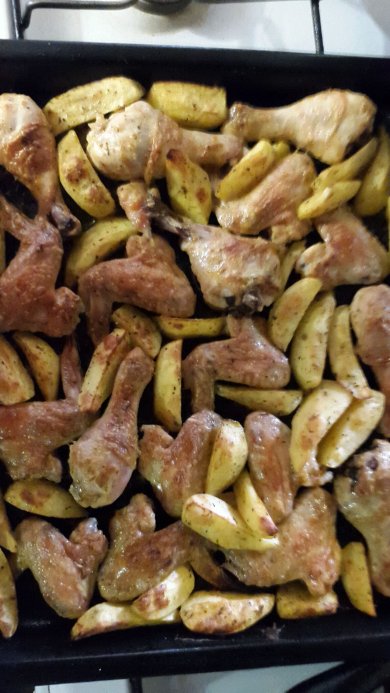 Запеченная курица с картошкой - Шаг 3