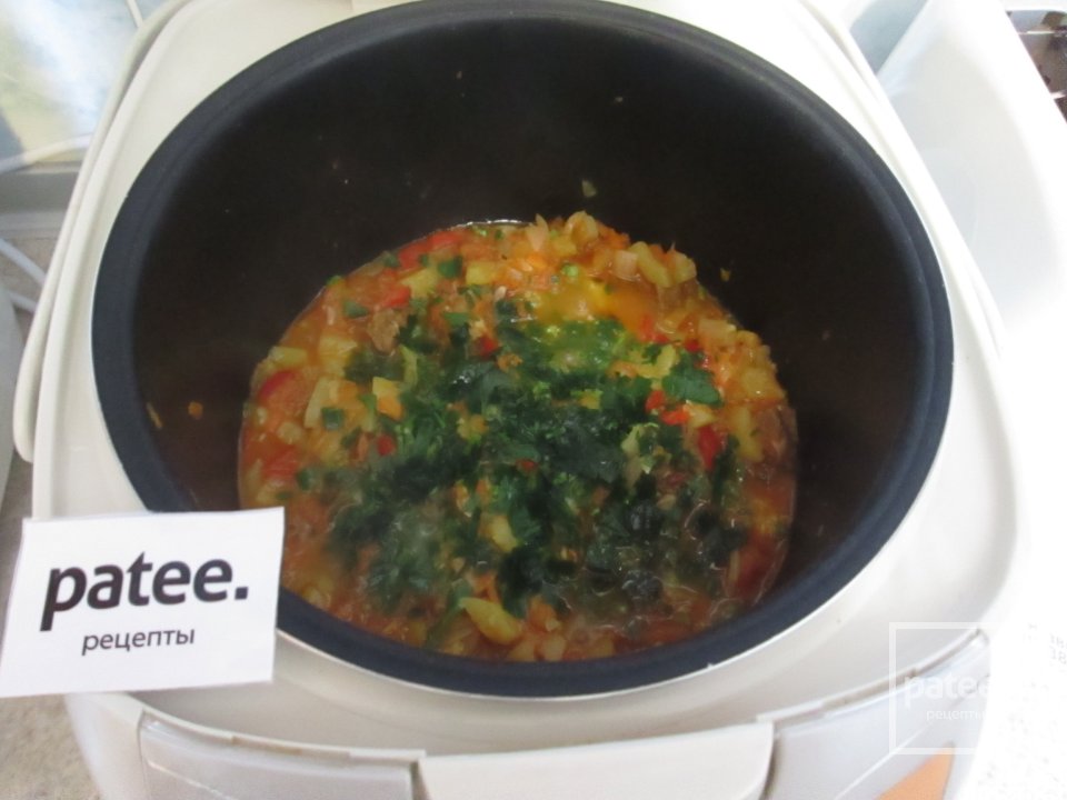 Рагу с кабачками и говядиной. - Шаг 11