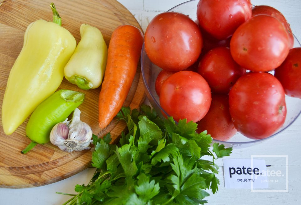 Помидоры по-корейски - Шаг 1