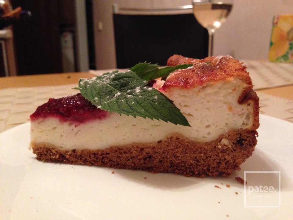 Творожный пирог с малиной - Шаг 5