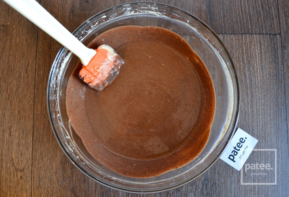 Кекс-брауни с ежевикой - Шаг 9