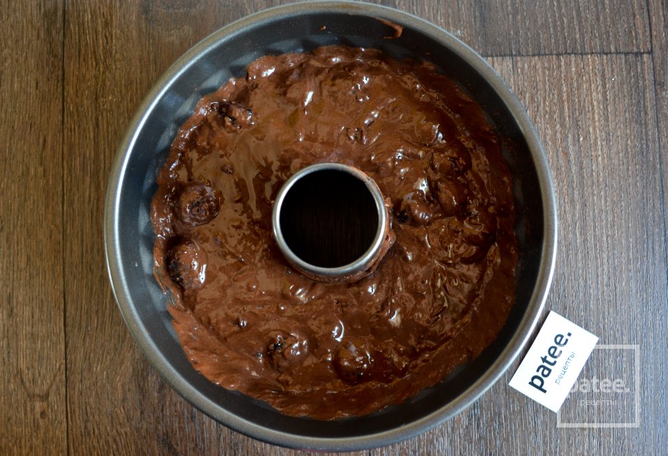 Кекс-брауни с ежевикой - Шаг 16