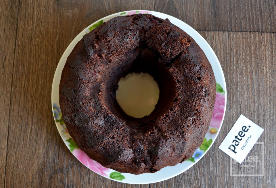 Кекс-брауни с ежевикой - Шаг 17