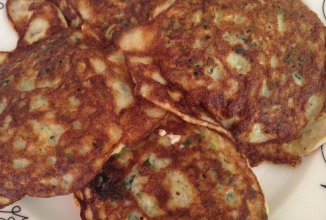 Ленивые беляши из кабачка и куриного фарша