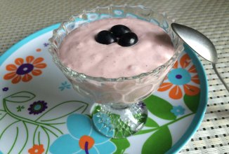 Малиновый коктейль с мороженым