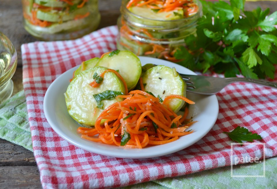Маринованные кабачки с морковью - Шаг 15