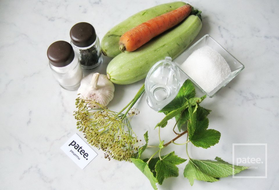 Маринованные кабачки с морковью на зиму - Шаг 1