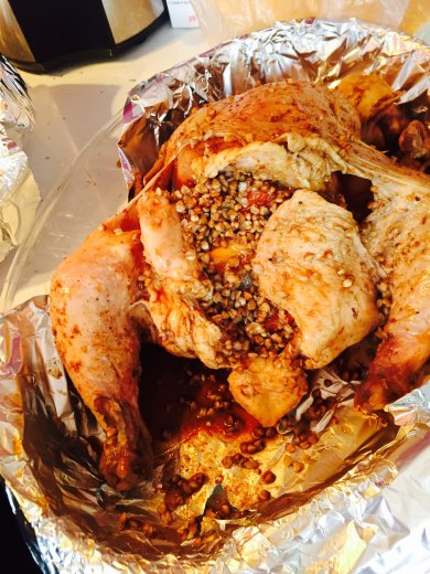 Курица фаршированная гречкой - Шаг 4