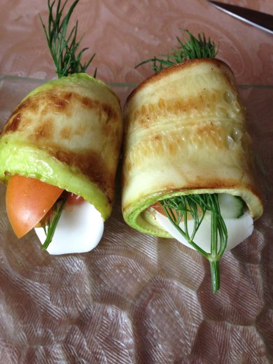 Рулетики из кабачков - Шаг 3