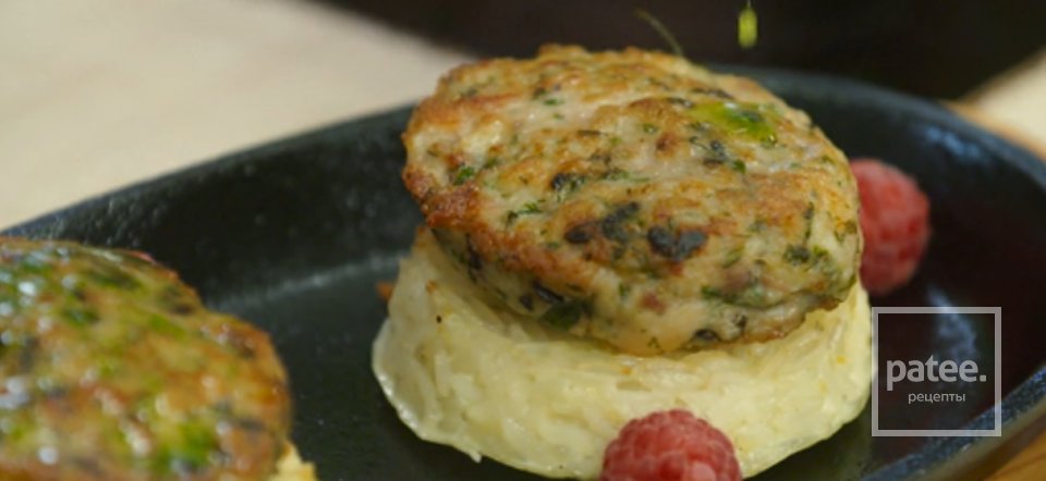 Рисбургер с мятным песто - Шаг 4