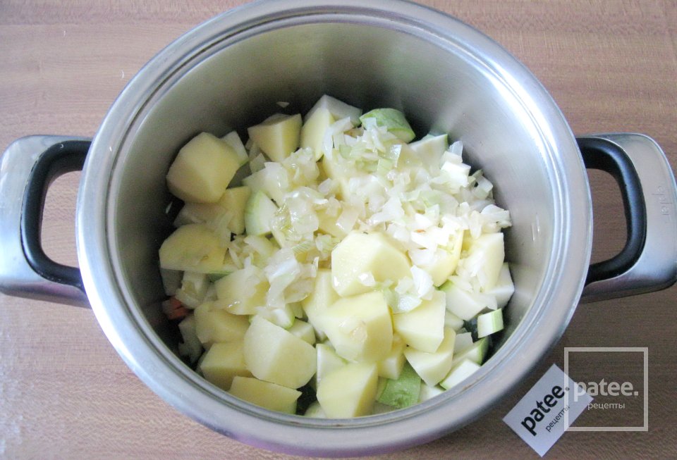 Суп-пюре с цуккини и кабачком - Шаг 7