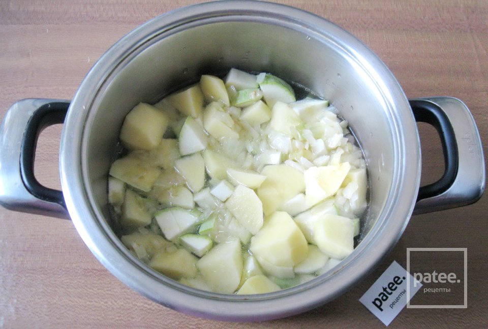 Суп-пюре с цуккини и кабачком - Шаг 8