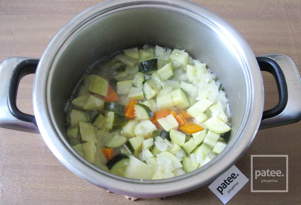 Суп-пюре с цуккини и кабачком - Шаг 9