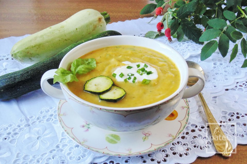 Суп-пюре с цуккини и кабачком - Шаг 13