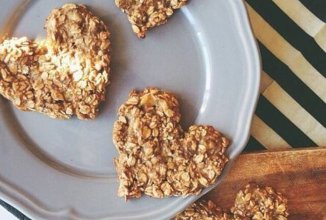 Банановое печенье с овсянкой