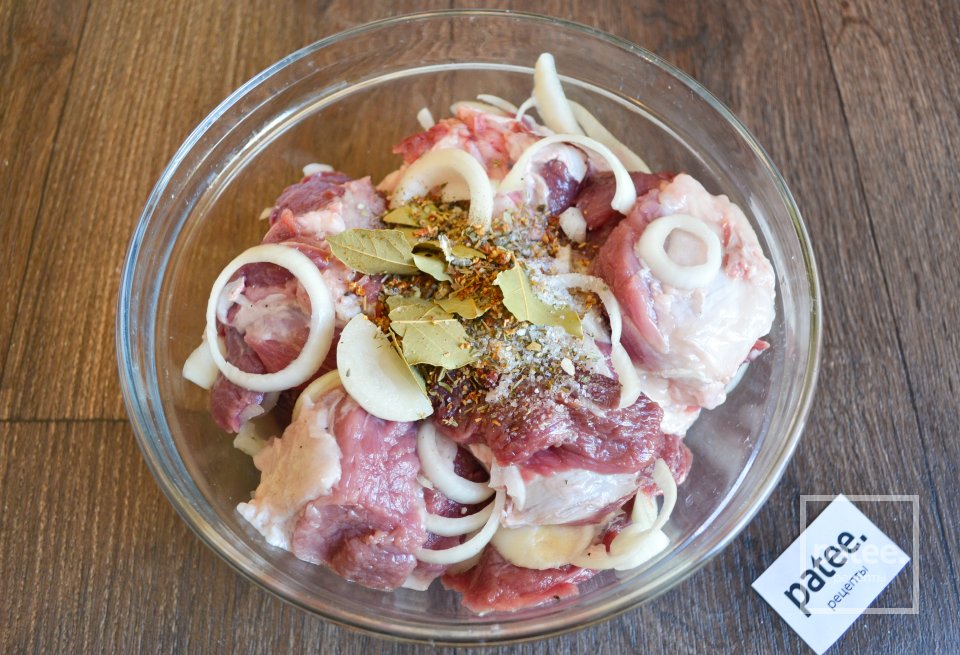 Шашлык из свинины на минеральной воде - Шаг 9