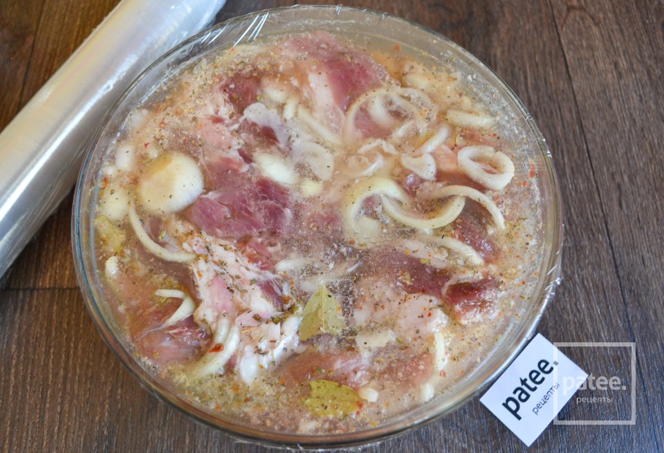 Шашлык из свинины на минеральной воде - Шаг 12