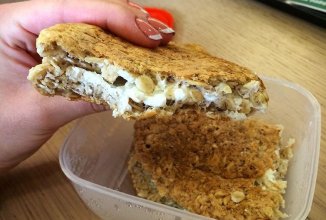 Овсяноблин с творогом