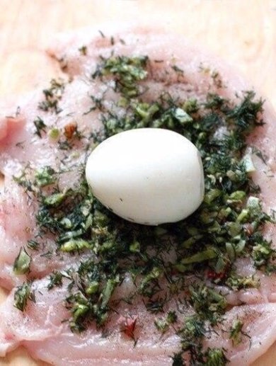 Куриные биточки с яйцом - Шаг 2