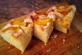 Нежнейший пирог с персиками🍰