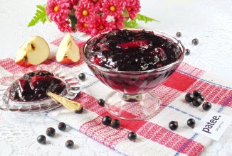 Варенье из черной смородины и яблок
