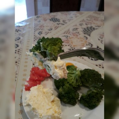 Брокколи с чесно-сырным соусом - Шаг 3