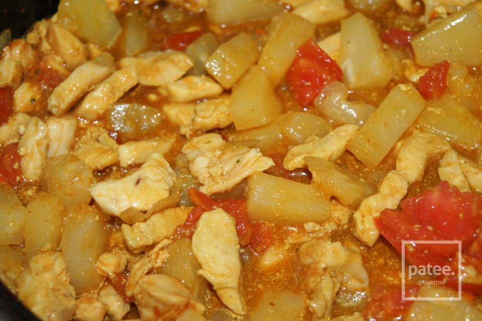 Куриное карри - Шаг 12