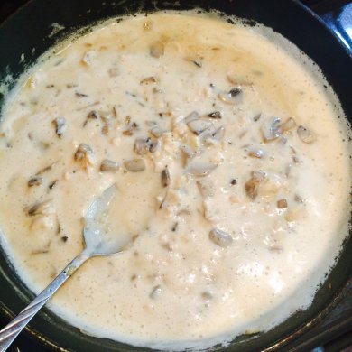 Курочка с грибами аля-жульен - Шаг 4