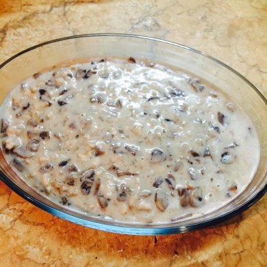 Курочка с грибами аля-жульен - Шаг 5