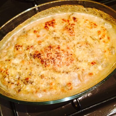 Курочка с грибами аля-жульен - Шаг 7