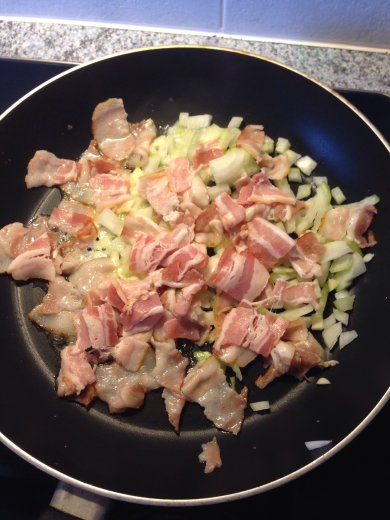 Паста Карбонара - Шаг 2