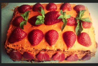 Клубничный торт