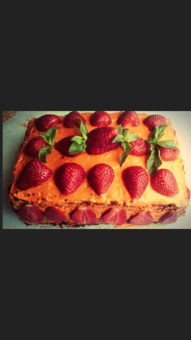 Клубничный торт - Шаг 1