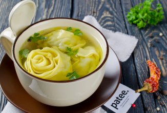 Ленивые пельмени с мясной начинкой