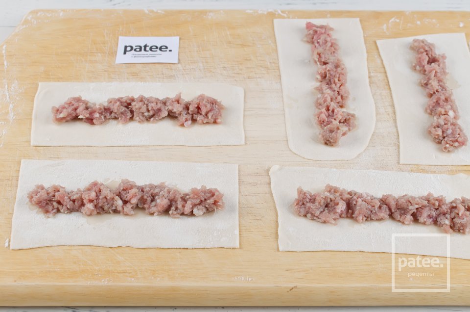 Ленивые пельмени с мясной начинкой - Шаг 9