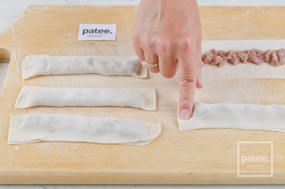 Ленивые пельмени с мясной начинкой - Шаг 10