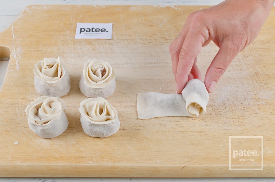 Ленивые пельмени с мясной начинкой - Шаг 11